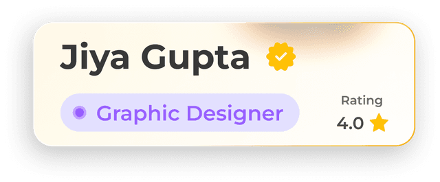 Jiya Gupta - Graphic Designer