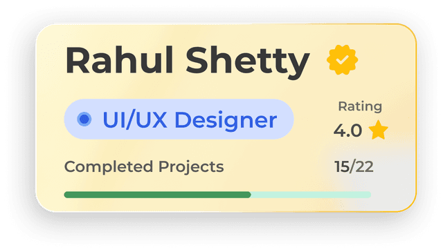 Rahul Shetty - UI/UX Designer